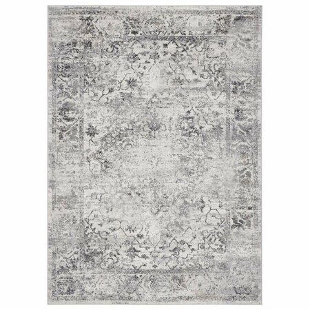 UNITED WEAVERS OF AMERICA Austin Clark Grey Area Rectangle Rug, 5 ft. 3 in. x 7 ft. 2 in. 4540 20472 58